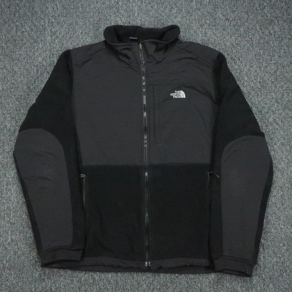 The North Face Jacket Womens XL Black Denali 2 Polartec Fleece Block Outdoor